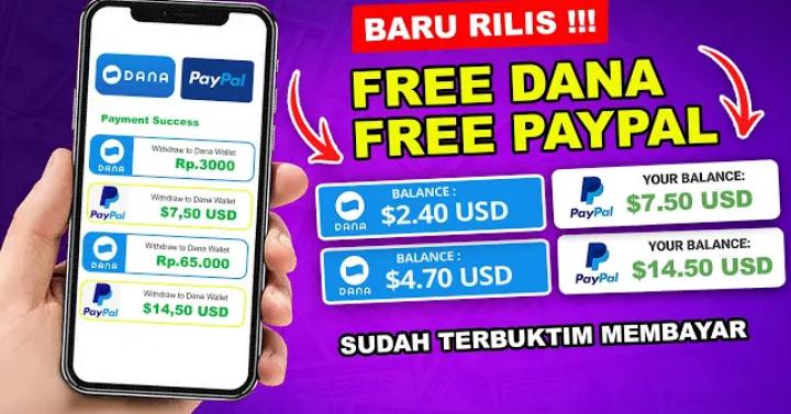 Auto Cair! Aplikasi Penghasil Saldo Dana Gratis, Modal Geser Layar Hp Dibayar Rp214.000 Setiap Hari