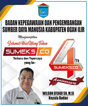 BKPSDM Ogan Ilir Mengucapkan Selamat Ulang Tahun Sumeks.co ke-4 Tahun