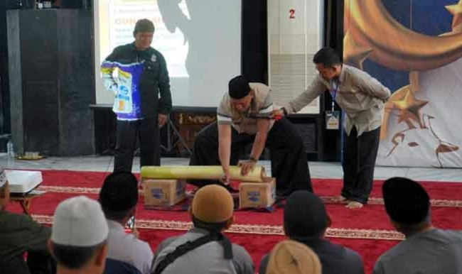 Pengurus Masjid dan Mushala Di Muara Enim Ikuti Pelatihan Penyembelihan Hewan Kurban