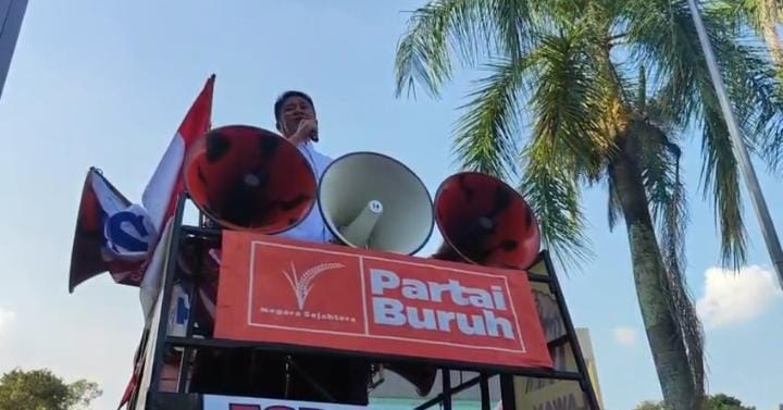 Terima Orasi Para Buruh di Sumsel, Gubernur Herman Deru Beri Tenggat Waktu Satu Minggu Lahirkan Pergub