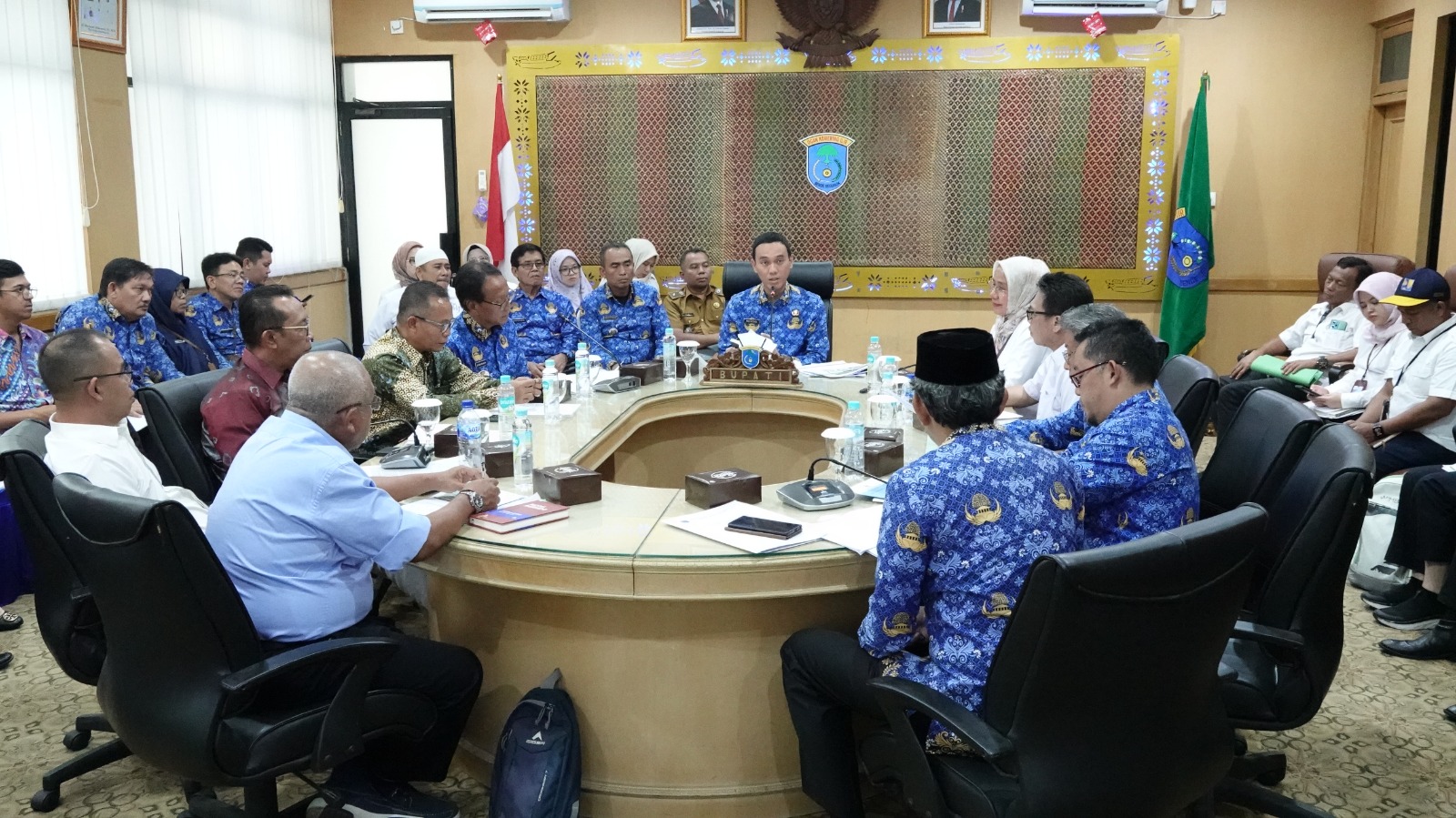 Pemkab OKI, BPPWS, dan OKI Pulp Bahas Keberlanjutan SPAM Air Sugihan untuk Peningkatan Kualitas Air Bersih