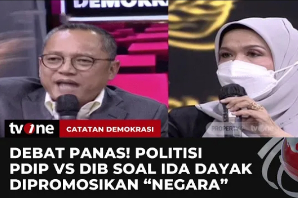 Seru!!! Debat Panas Politisi PDIP dengan Ketum Dokter Indonesia Bersatu, Bahas Pengobatan Viral Ibu Ida Dayak