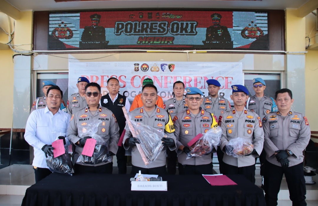 Kasus Pembunuhan di Area Mess Karyawan di Desa Sungai Baung OKI Diungkap, Polisi Sebut Motif Sakit Hati
