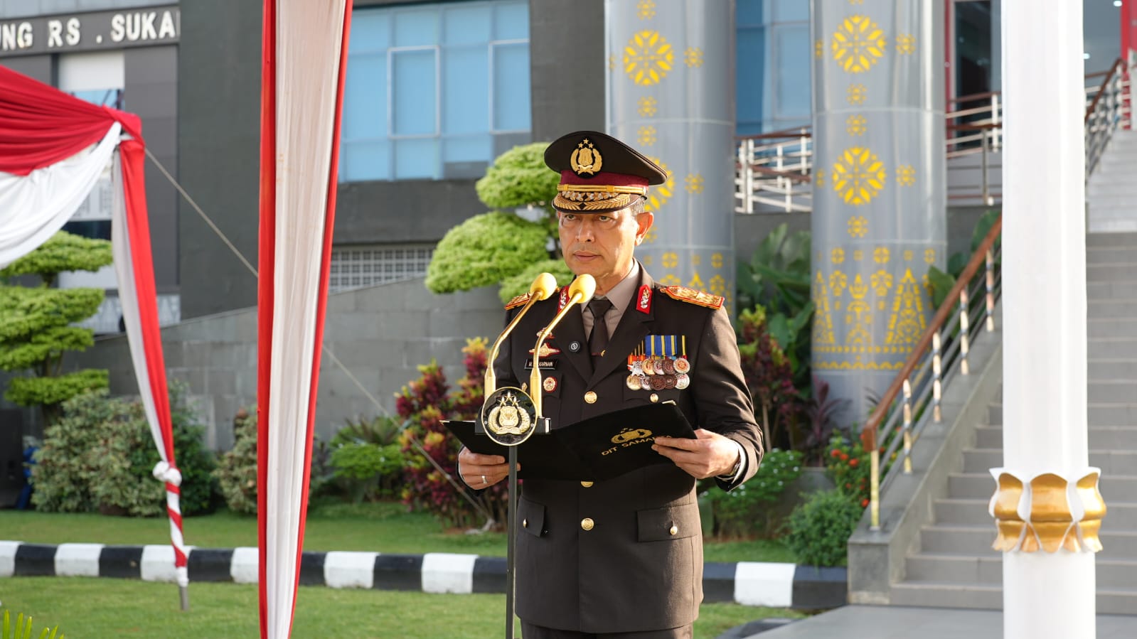 Polda Sumsel Gelar Upacara Hari Ulang Tahun Republik Indonesia ke-80, Dipimpin Wakapolda