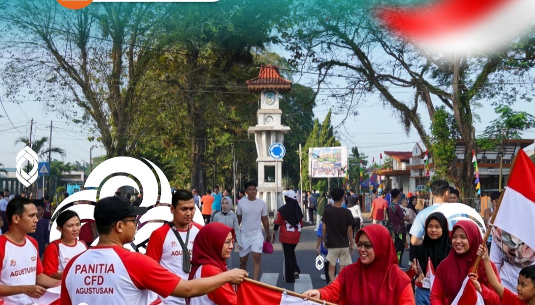 Besok CFD di Kayuagung Ada Pembagian Bendera Merah Putih Sambut Agustusan
