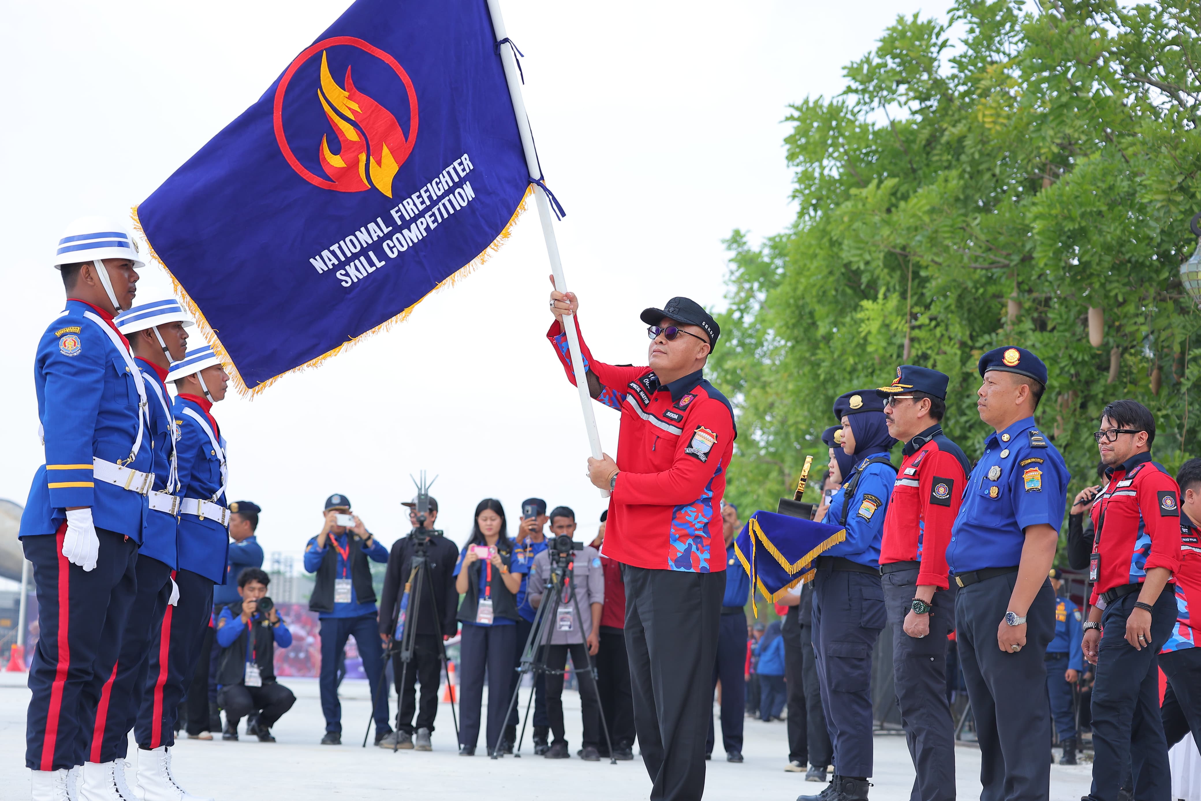 Serunya NFSC 2026,  Sekda Aprizal Hasyim Sambut Tim Damkar Se-Indonesia di BKB Palembang