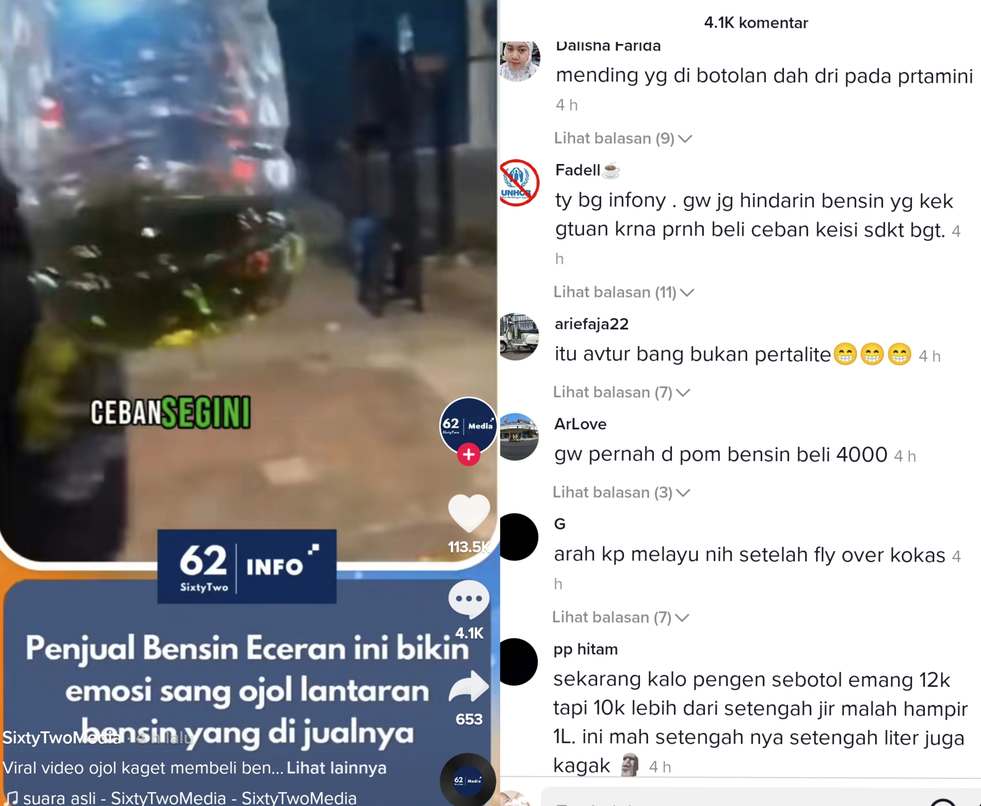 Busyet! Beli Bensin Eceran Ceban Dapatnya Cuma Secuil Bikin Driver Ojol Ini Auto Emosi