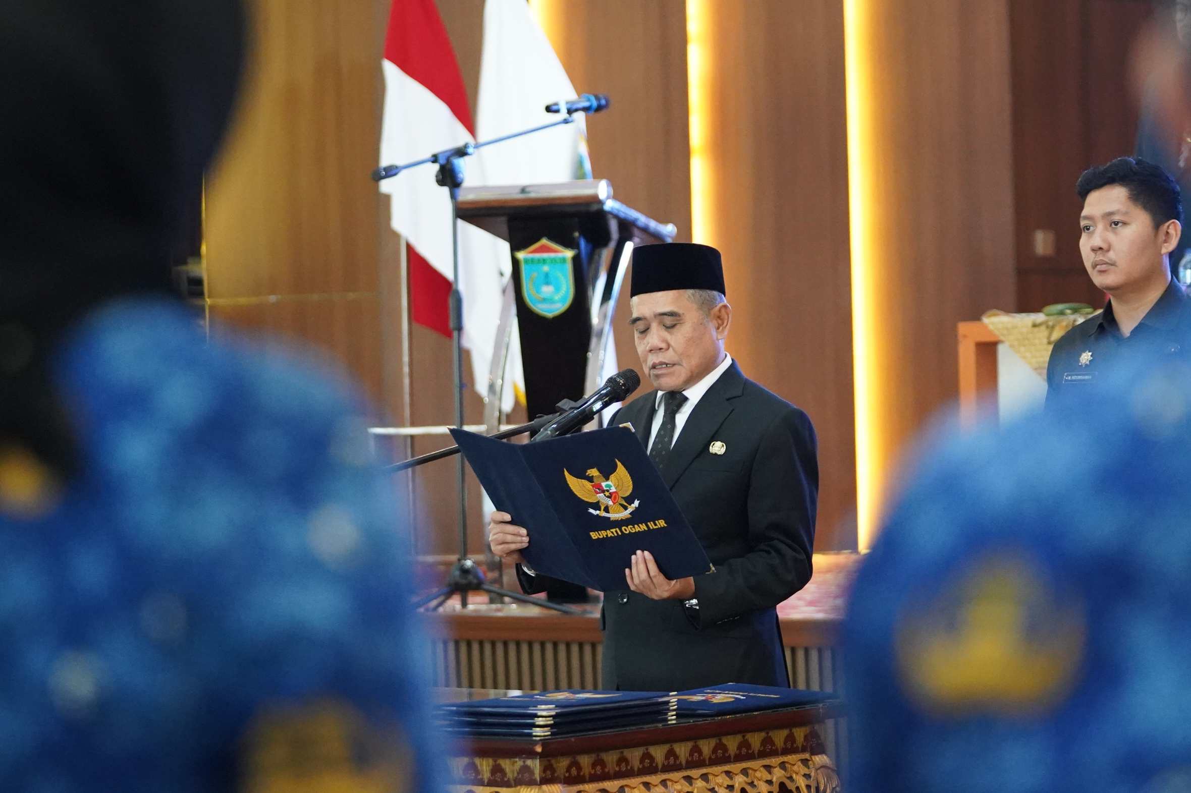 Gerbong Bergerak, Wabup Rotasi 135 Pejabat di Lingkungan Pemkab Ogan Ilir, 