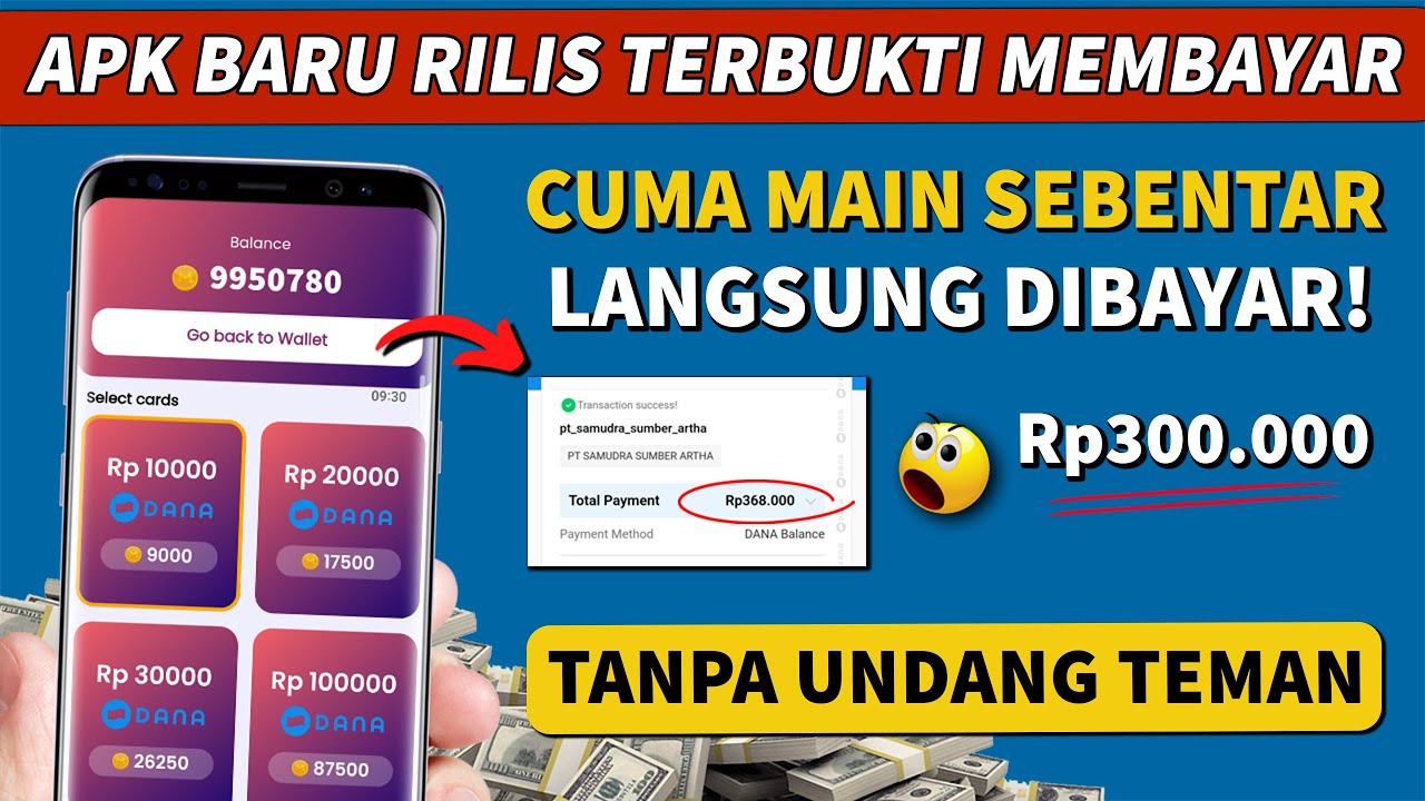 Hanya Main Game di Aplikasi Terlegit dan Terbukti Ini, Saldo DANA Rp 300.000 Bakal Jadi Milik Kamu! 