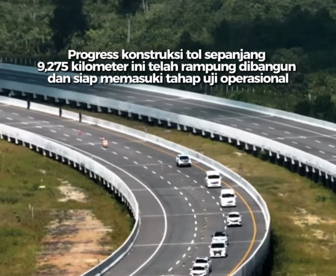 Tol IKN Seksi 3A Resmi Rampung, Perjalanan Balikpapan-IKN Kini Hanya 1 Jam