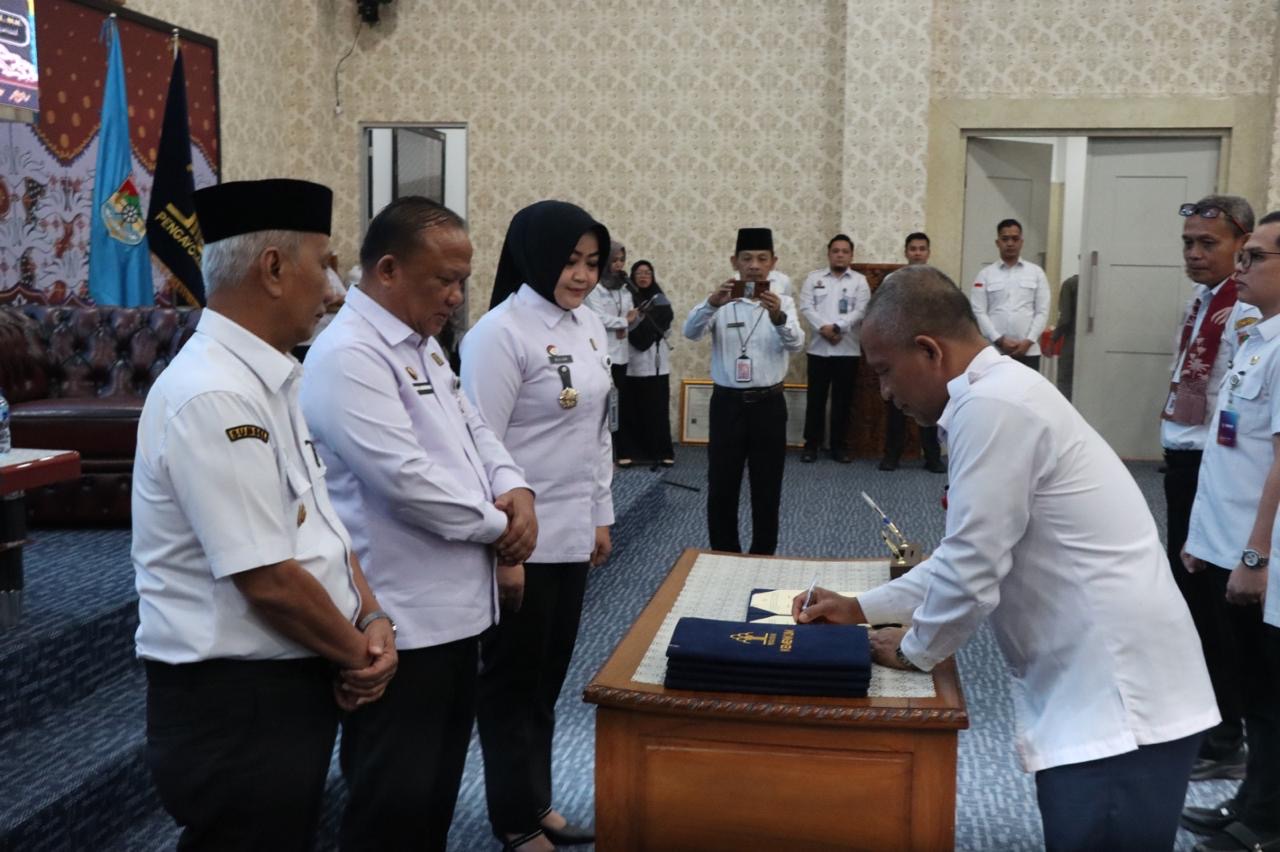 Kemenkum Sumsel Teken PKS dengan 5 OPD, Perkuat Perlindungan Aset Daerah