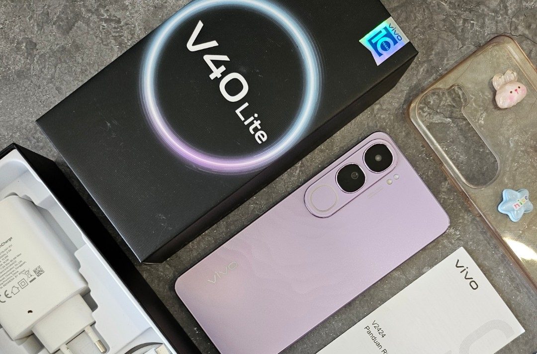 vivo V40 Lite Tampil Memukau dengan Desain Premium Ciri Khas Smartphone vivo