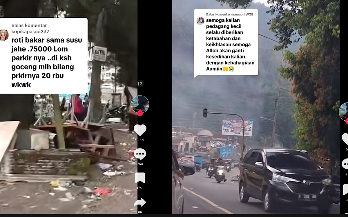 Pedagang Kaki 5 di Puncak Bogor Digusur Warga Kok Tidak Empati, Gara-gara ‘Kena Getok’ Harga Mahal Saat Ngopi