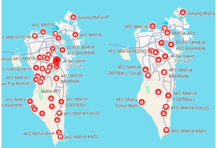 Kecewa dengan Wasit, Netizen +62 Serbu Kolom Ulasan GMaps, Negara Bahrain Berubah Jadi 'Mafia AFC'