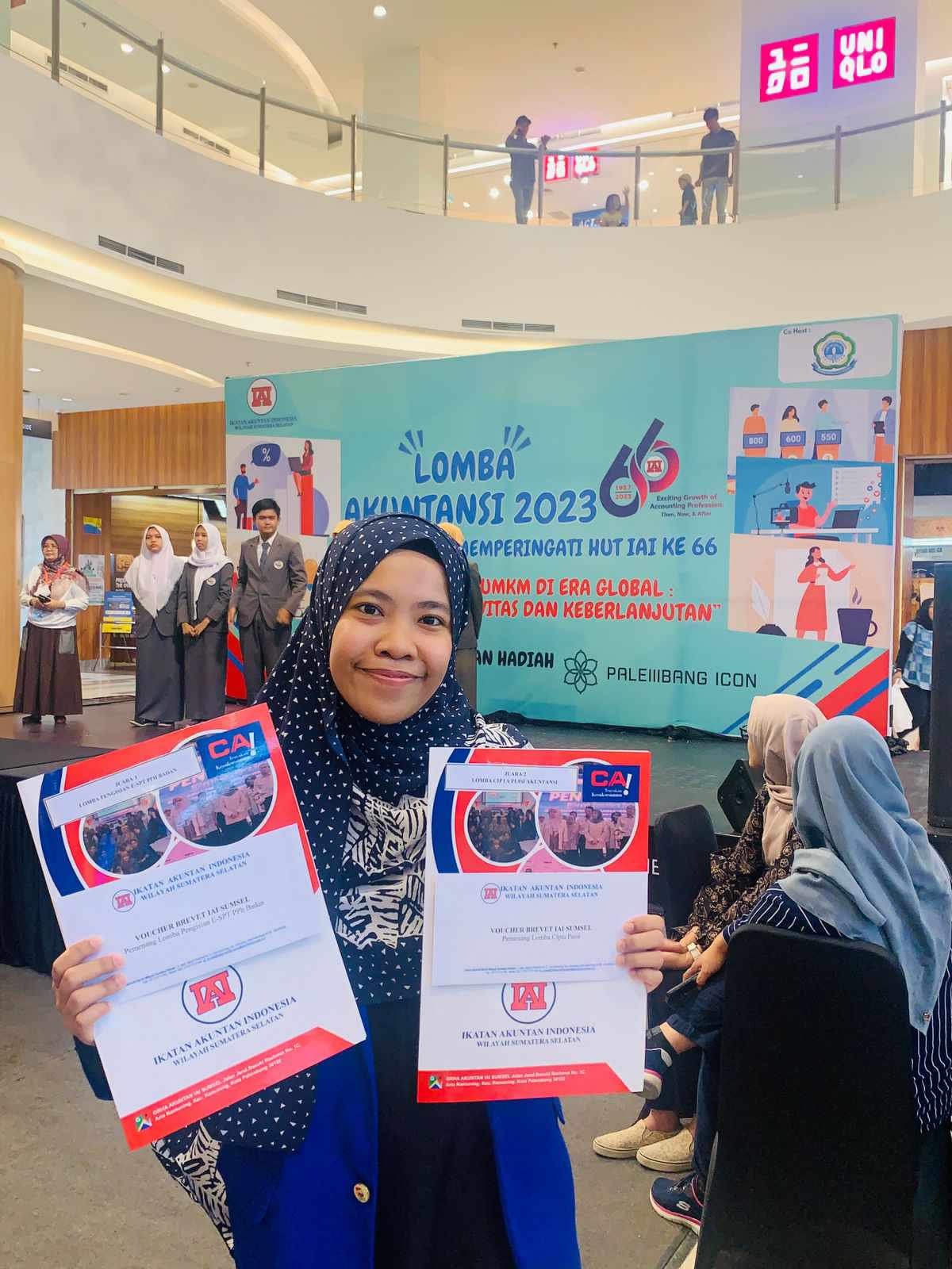 Nadhira Puteri Utamy, Mahasiswa Program Studi Akuntasi UBD Palembang Raih 2 Kategori Juara Nasional