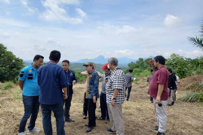 Lokasi Pengembangan Kota Lahat Berlatar Bukit Serelo 