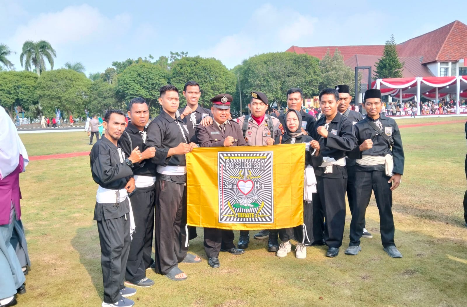 PSHT Cabang OKI Hadiri Upacara HUT Kemerdekaan RI ke-81 di Pemda