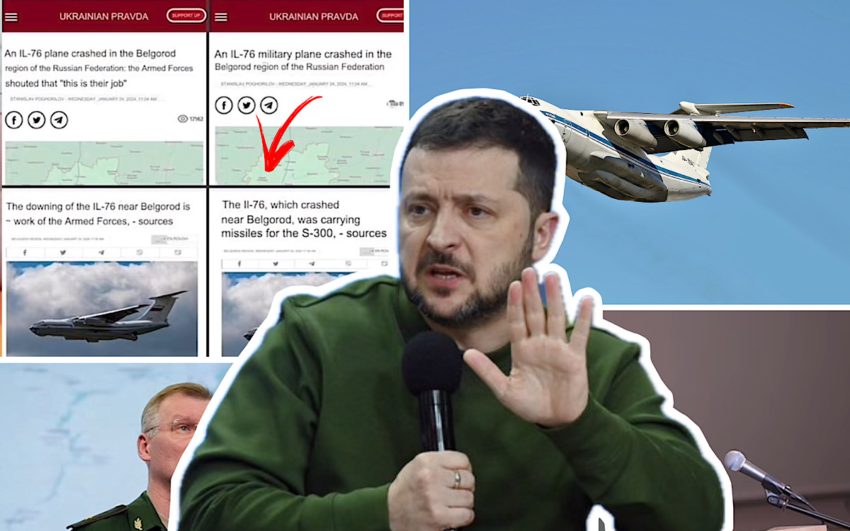 Alamak! Zelensky Bangga Tembak Jatuh Pesawat Rusia, Ternyata di Dalamnya 65 Sandera Pasukan Ukraina    