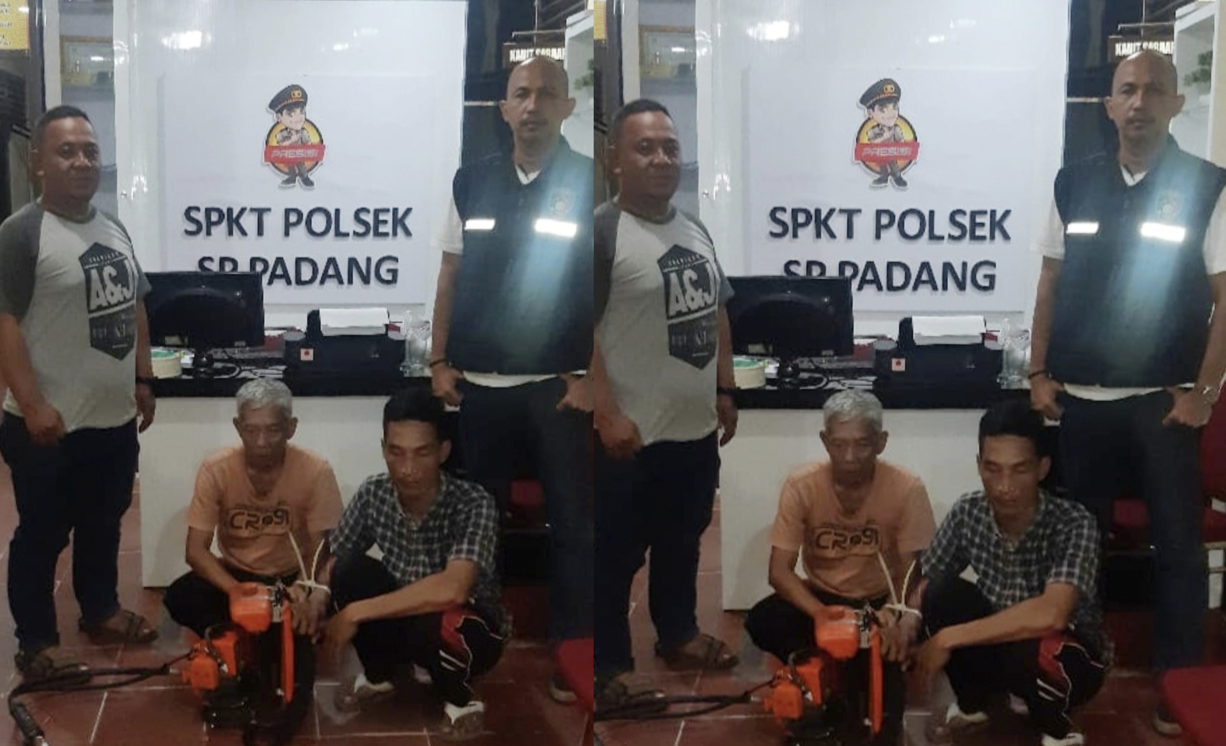 Pelaku Pencurian Mesin Sinsaw di SP Padang OKI Ditangkap di Tanjung Raja Ogan Ilir