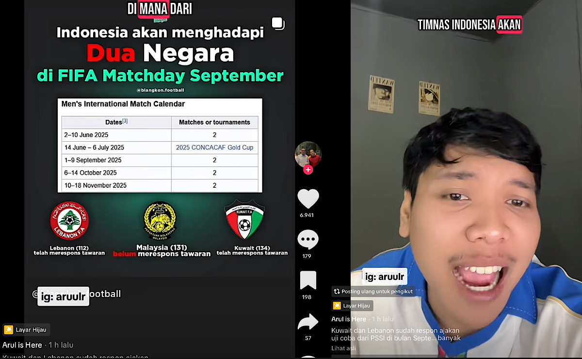 Baru 2 Negara ACC Lawan Timnas Indonesia di Bulan September 2025, Malaysia Belum Kasih Kabar