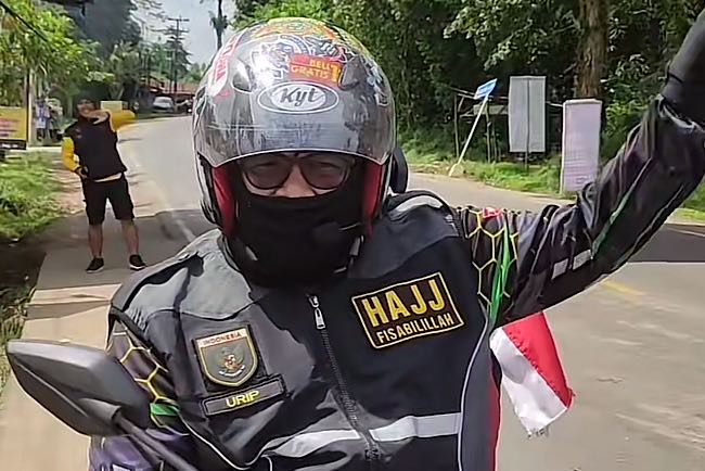 OH RUPANYA, Konflik Myanmar Jadi Kendala Urip Santoso Naik Motor ke Tanah Suci, Netizen: Lewat Laos Cukup Jauh