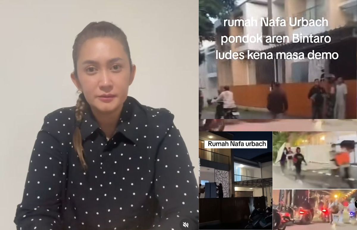 Rumah Nafa Urbach Dijarah Meski Sudah Minta Maaf! Tambah Deretan Rumah Pejabat DPR RI yang Diserbu Amuk Massa