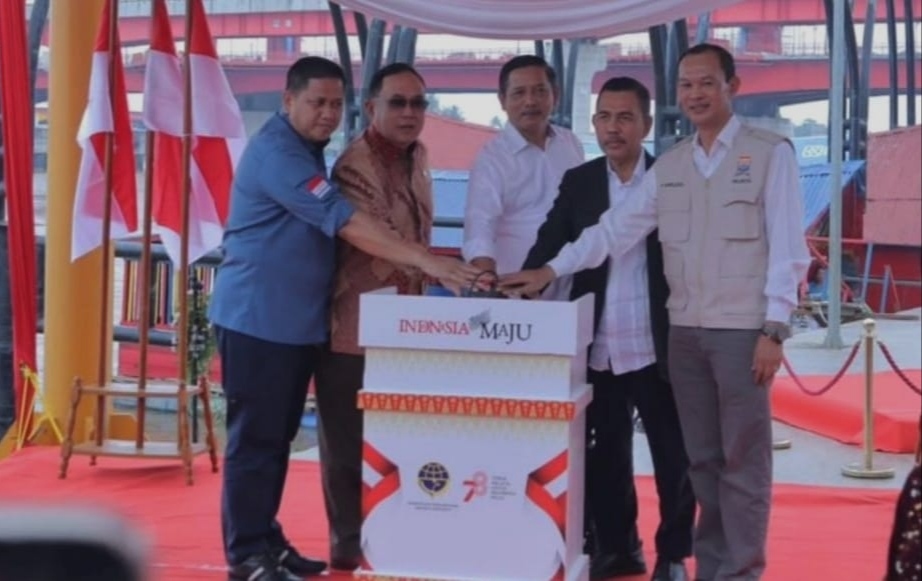 Dirjen Darat Kemenhub RI dan Wali Kota Palembang Resmikan Pelabuhan Sungai 16 Ilir dan 7 Ulu