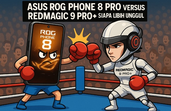 Adu Canggih ZTE Nubia Red Magic 9 Pro+ Vs ASUS ROG Phone 8 Pro, Siapa Raja Smartphone Gaming 2025?