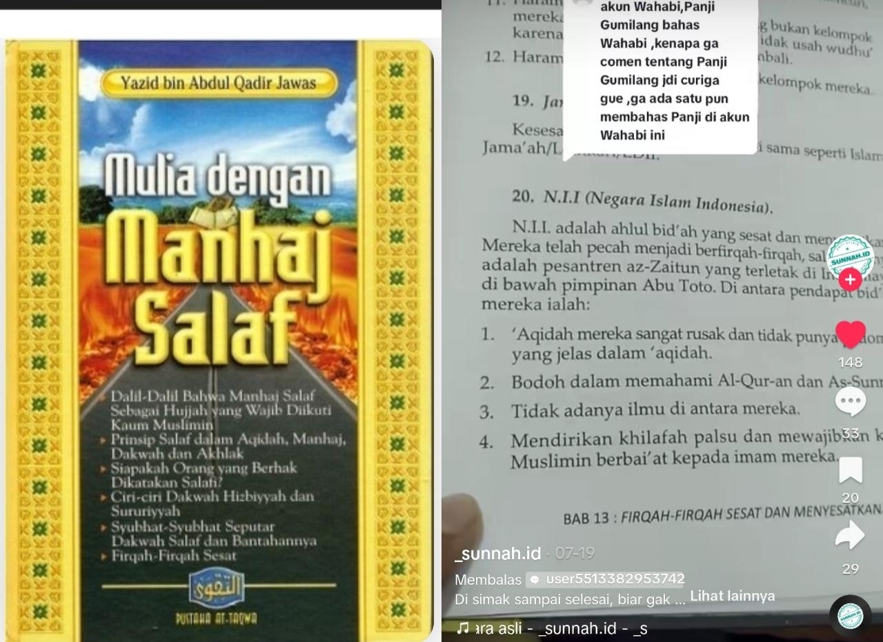 Subhanallah, Kesesatan Al Zaytun Ternyata Sudah Diungkap Ustadz Ini Dalam Buku Mulia Dengan Manhaj Salaf