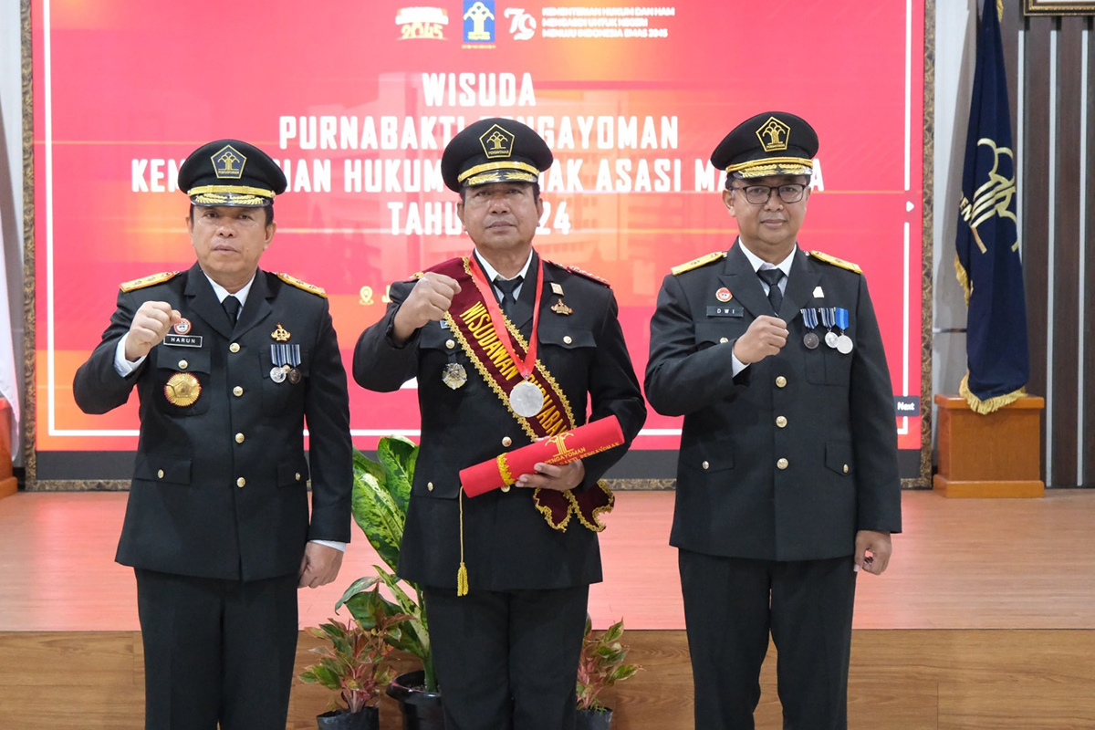 Kemenkumham Babel Gelar Wisuda Purnabakti untuk Zullaeni, Mantan Kepala Lapas Sungailiat