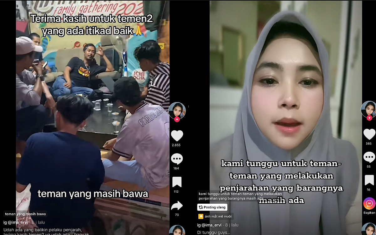 4 Remaja Kembalikan Barang Vendor Konser Batal Tangerang Dijarah, Ima Berharap Itikad Baik Warning 1 Minggu