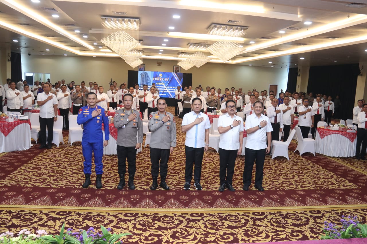 Digelar di Mapolda Sumsel, Polda Se-Sumbagsel Terima Supervisi dari Tim Pusiknas Bareskrim Polri
