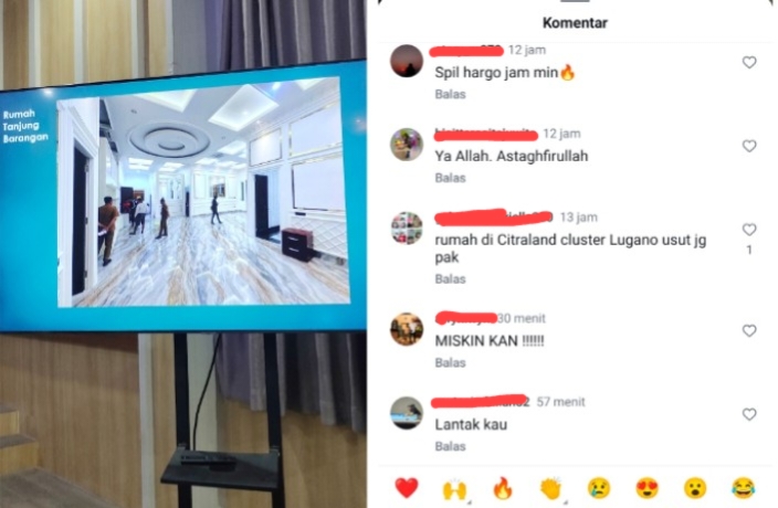 Kejari Pamerkan Interior Mewah Rumah Deliar Marzoeki, Warganet Minta Usut Juga Rumah di Citraland Palembang