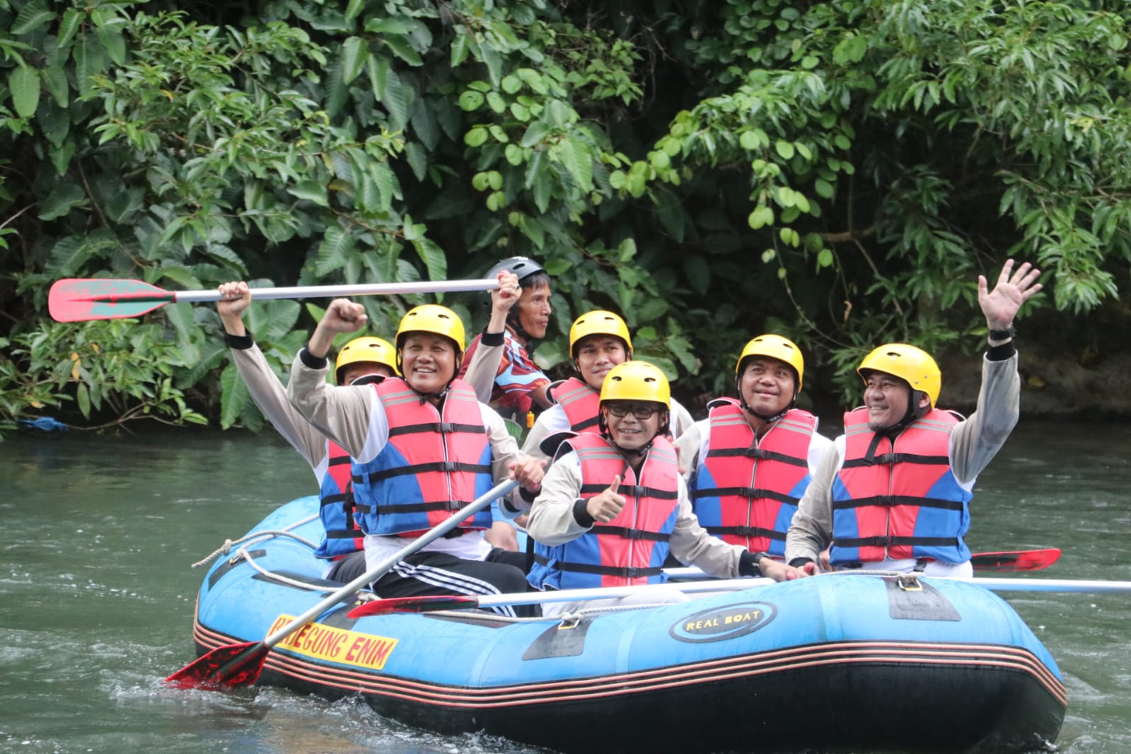 64 Tim Adu Adrenalin di Curup Tenang Bedegung Muara Enim