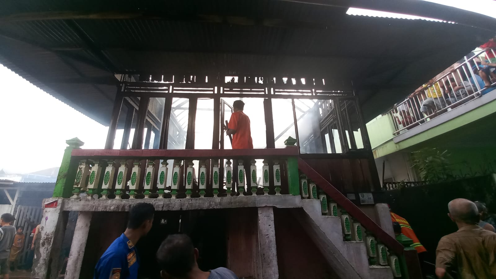 Jelang Berbuka Puasa, Rumah Panggung di Kelurahan 11 Ulu Palembang Hangus Terbakar  