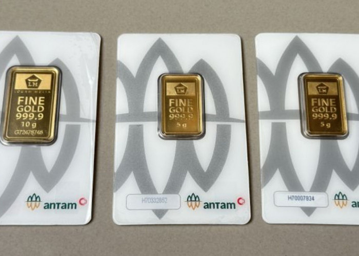 Emas Antam Kembali Turun, Harga 1 Gram Kini Rp2.565.000