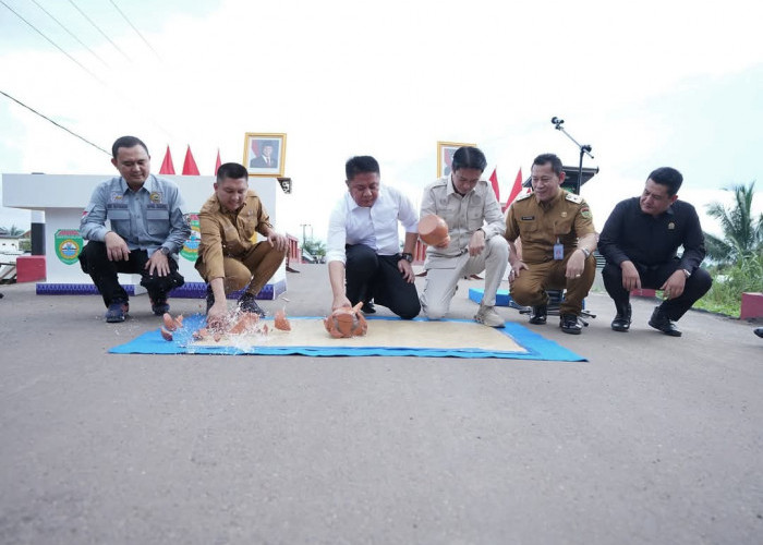 Bupati Ogan Ilir Dampingi Gubernur Sumsel Resmikan Infrastruktur di Kecamatan Pemulutan