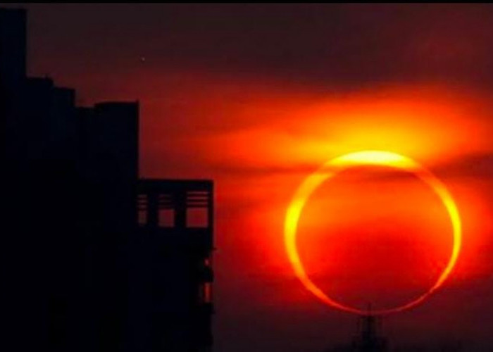 FINAL...Idul Fitri 21 April 2023, Gerhana Matahari Pertanda Fase Bulan Baru. Netizen Perang Argumen
