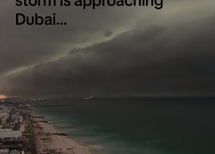 Hujan Deras 12 Jam Bikin Dubai Lumpuh Total, Jalan dan Bandara Terendam Banjir Besar
