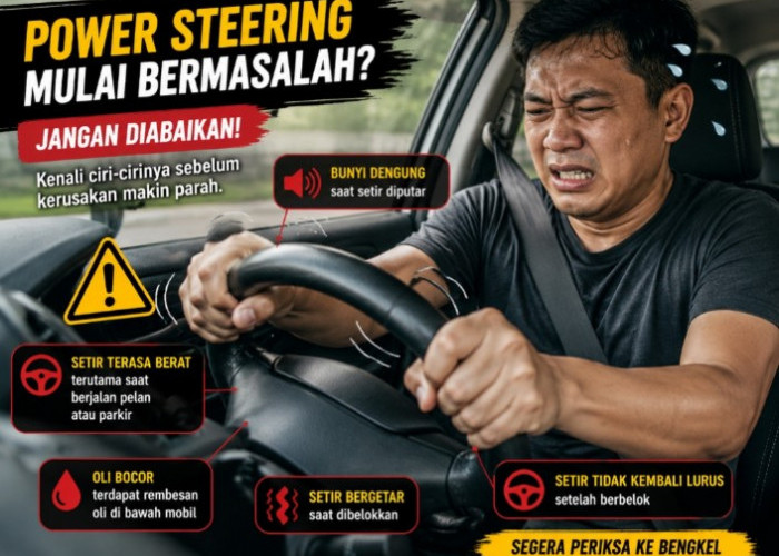 Kenali 6 Ciri Power Steering Mobil Kesayangan Mulai Rusak, Jangan Tunggu Setir Berat Baru ke Bengkel