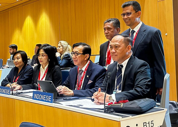 Menkumham Pimpin Delegasi RI dalam Konferensi Diplomatik di WIPO Jenewa