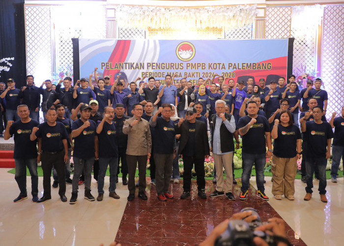Ratu Dewa Hadiri Pelantikan PMPB Kota Palembang Periode 2024-2028, Berpesan Jaga Kekompakan