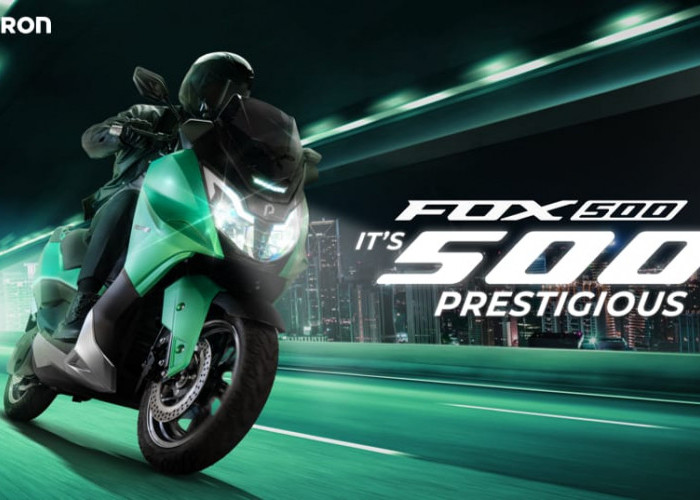 Polytron Fox 500: Motor Listrik Mirip Yamaha NMax Tenaga 5.000 Watt Tembus 130 Km