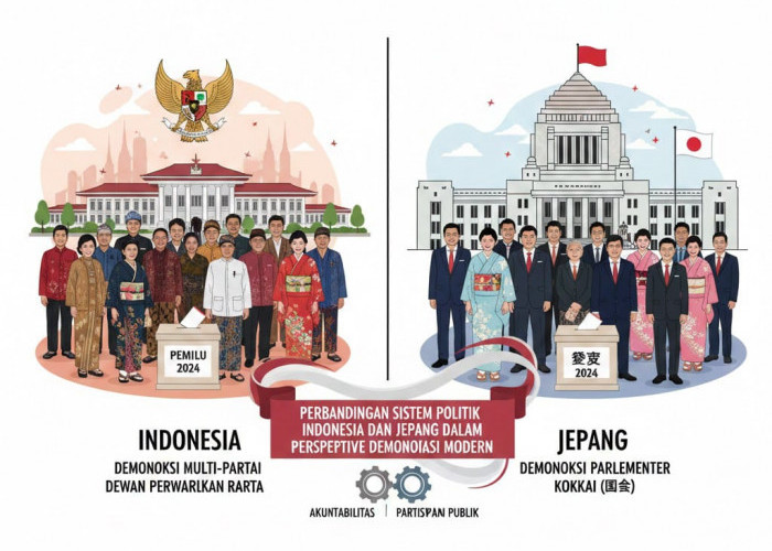 Perbandingan Sistem Politik Indonesia dan Jepang dalam Perspektif Demokrasi Modern