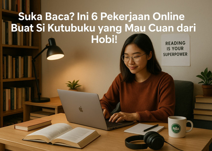 Hobi Baca Bisa Jadi Cuan? Ini 6 Pekerjaan Online Buat Kutubuku!