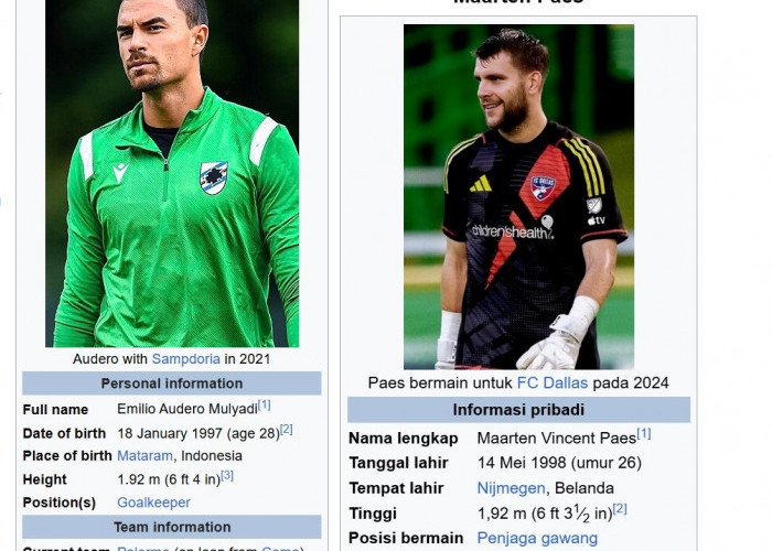 Siapa Lebih Jago? Emil Audero atau Maarten Paes untuk Posisi Kiper Timnas Indonesia