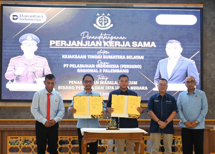 Perkuat Aspek Hukum dan Tata Kelola Perusahaan, Pelindo Reg 2 Palembang Kerja Sama dengan Kejati Sumsel