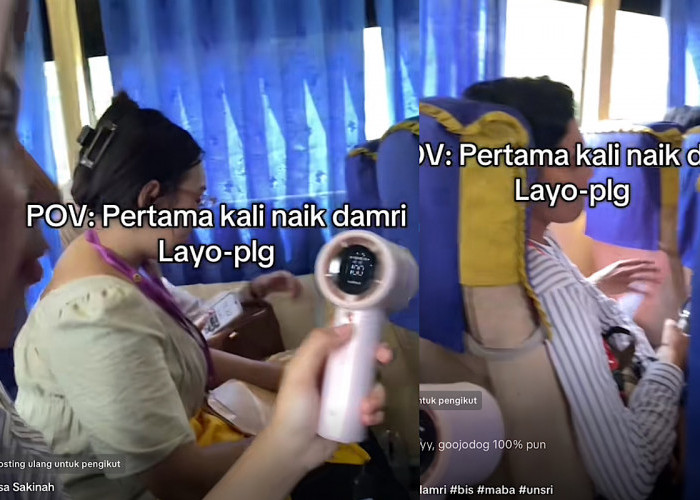 UNIK, Naik Bus Damri Palembang-Indralaya, Ada Yang Panas Ada Yang Dingin