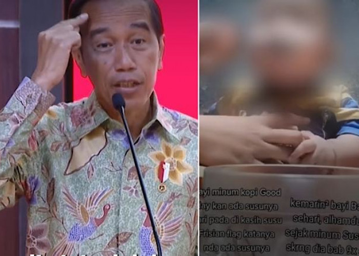 Presiden Jokowi Singgung Kasus Bayi Diberi Kopi Susu, Harusnya Kader Posyandu Pertama Datang Kasih Penyuluhan