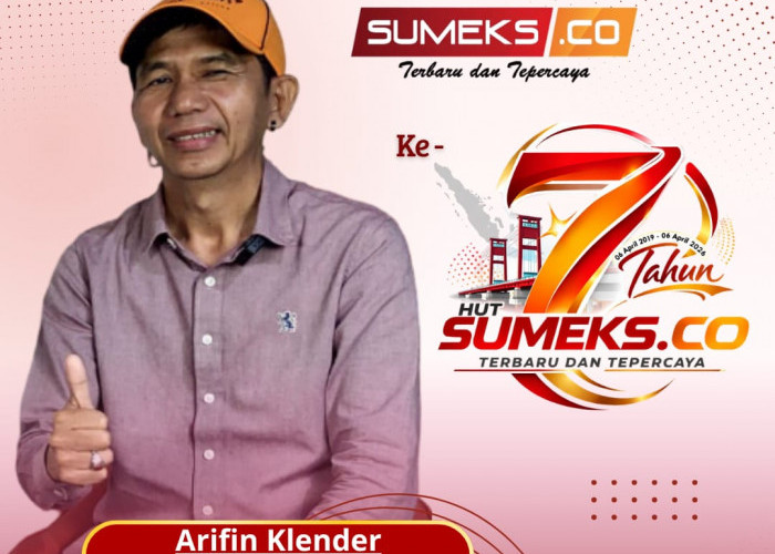 Arifin Klender Mengucapkan Selamat HUT ke-7 SUMEKS.CO Tahun 2026